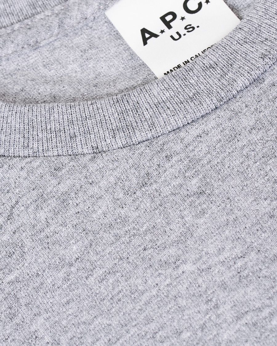 Homme | T-shirts | A.P.C. | Cornelius US T-shirt Gris Chine