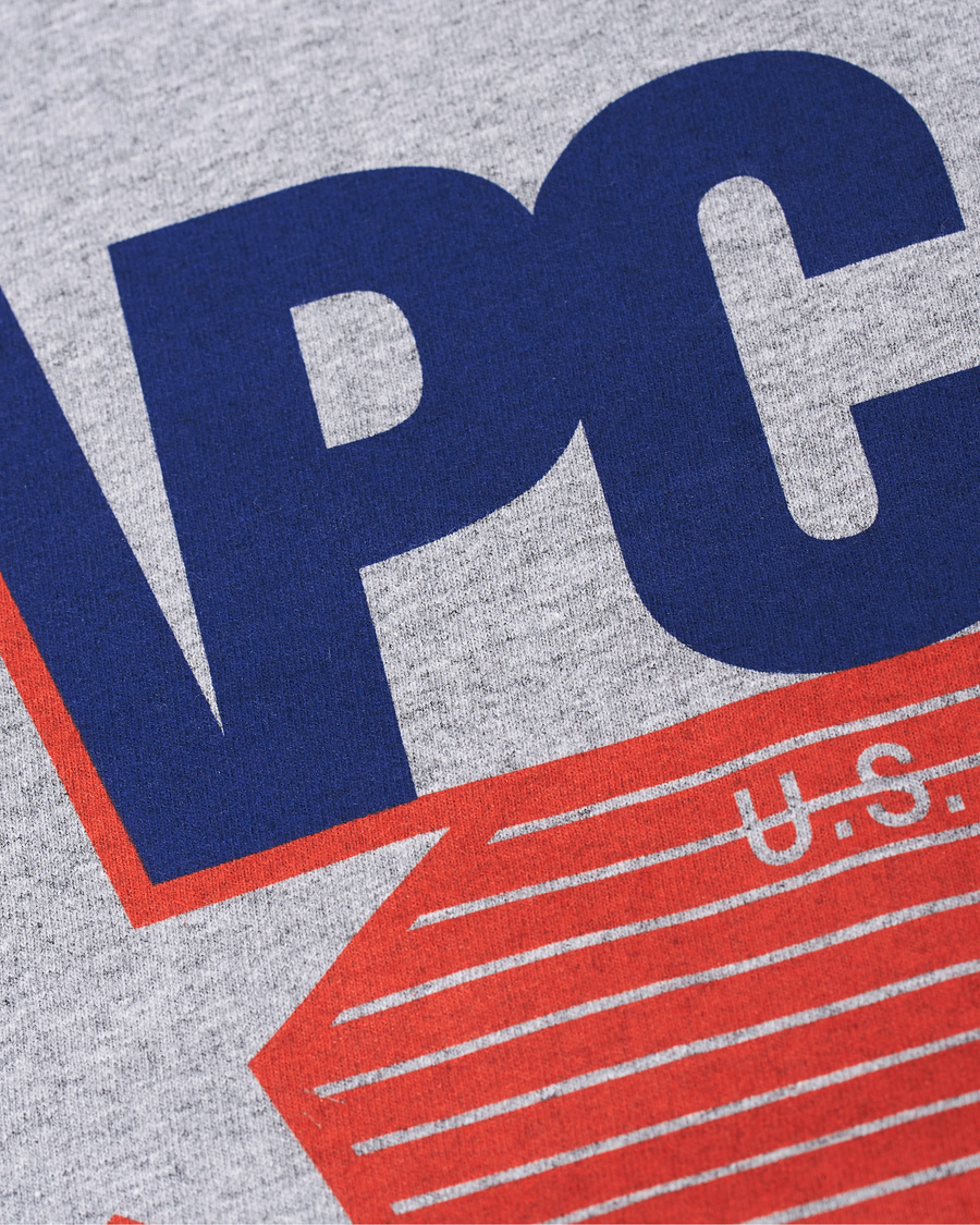 Homme | T-shirts | A.P.C. | Cornelius US T-shirt Gris Chine