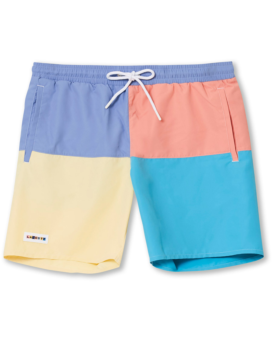 Heren | Zwembroek | Lacoste | Block Bathingtrunks Clusi/Elfe/Cicer