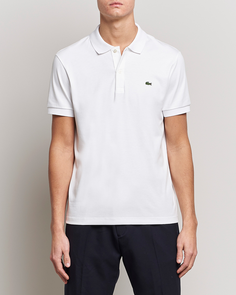 Homme | Polos | Lacoste | Pima Interlock Piké White