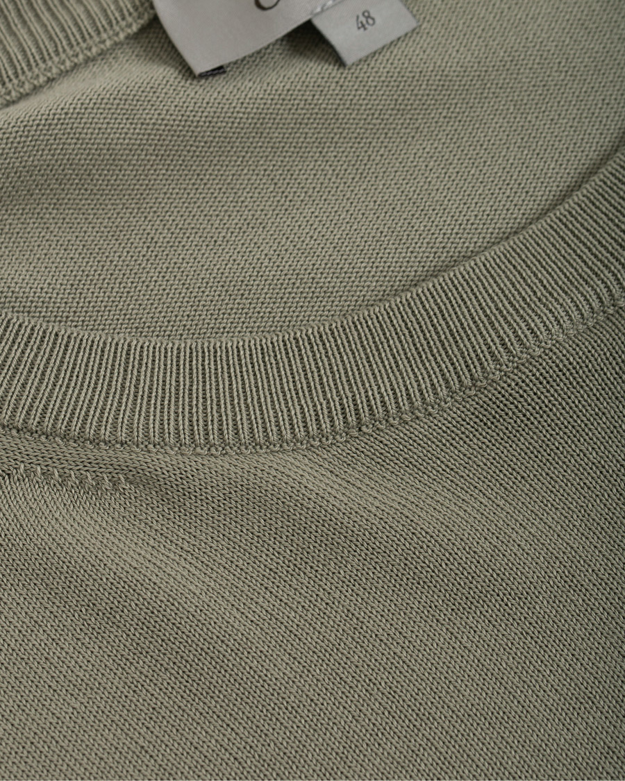 Heren | Truien | Canali | Cotton Crew Neck Sage