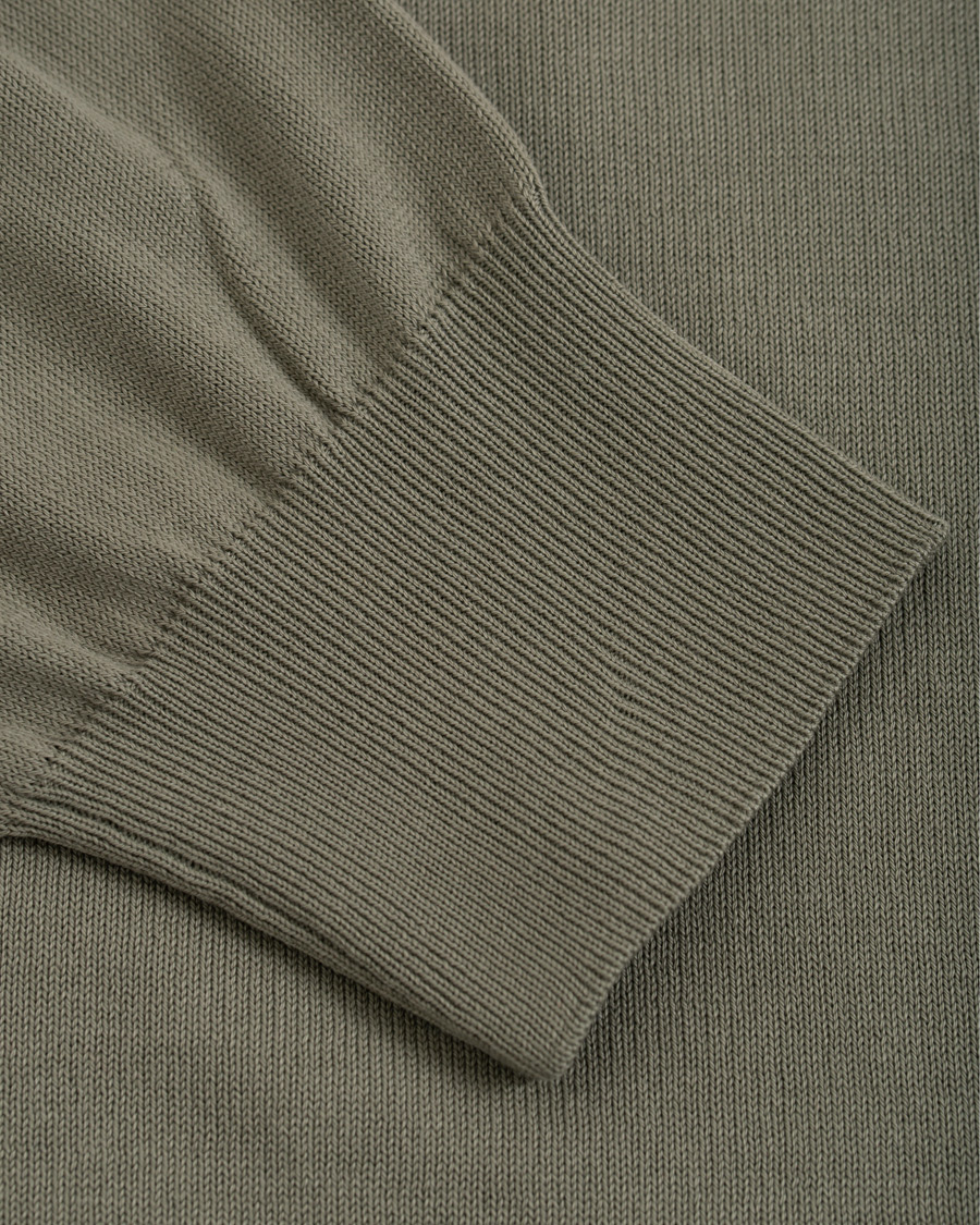 Heren | Truien | Canali | Cotton Crew Neck Sage