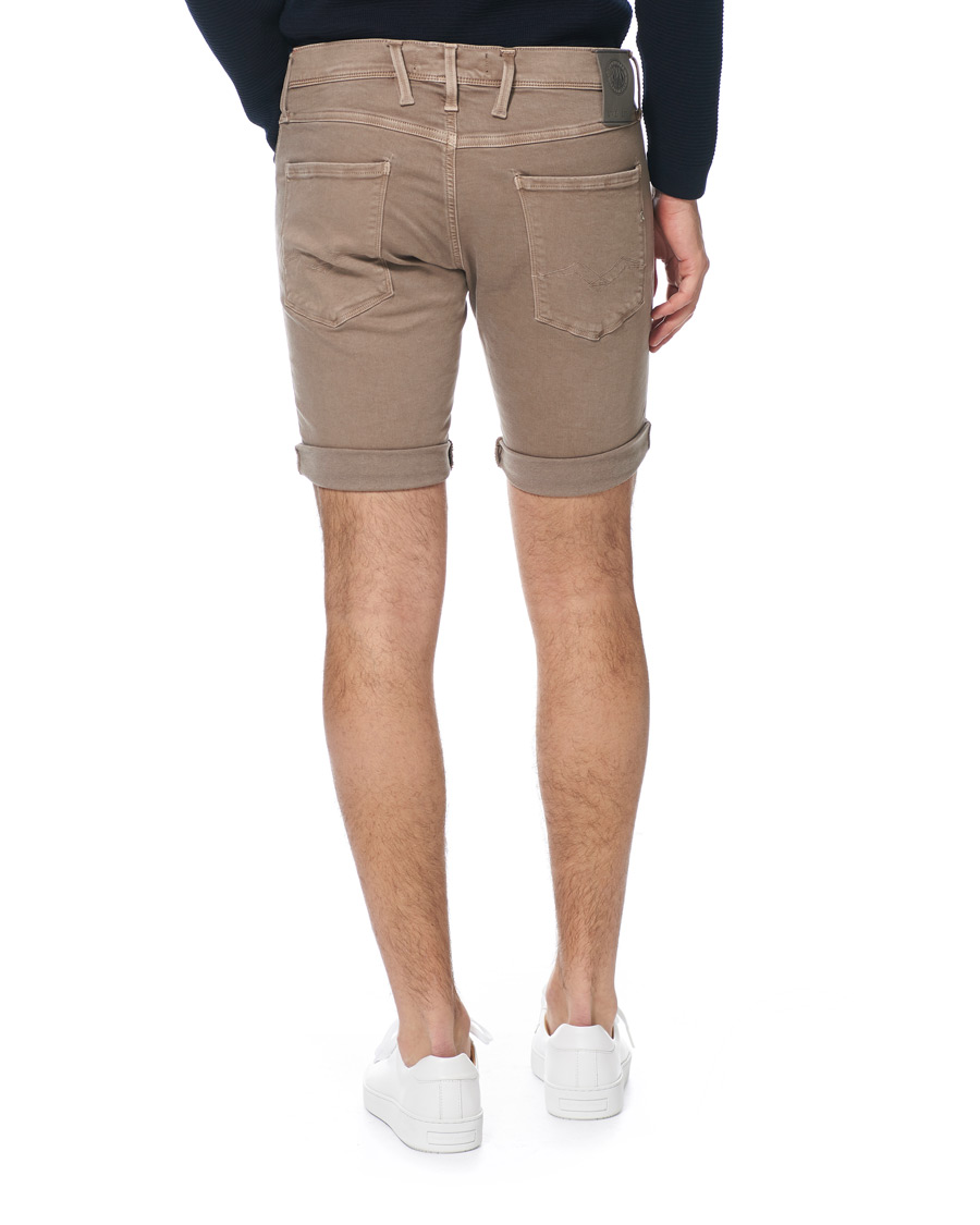 Homme | Shorts | Replay | Anbass Hyperflex Jeans Shorts Sand