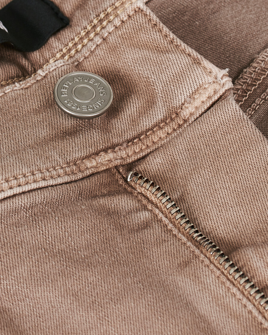Homme | Shorts | Replay | Anbass Hyperflex Jeans Shorts Sand