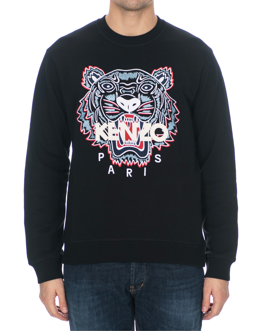Heren | Truien | KENZO | Tiger Classic Crew Neck Sweatshirt Black