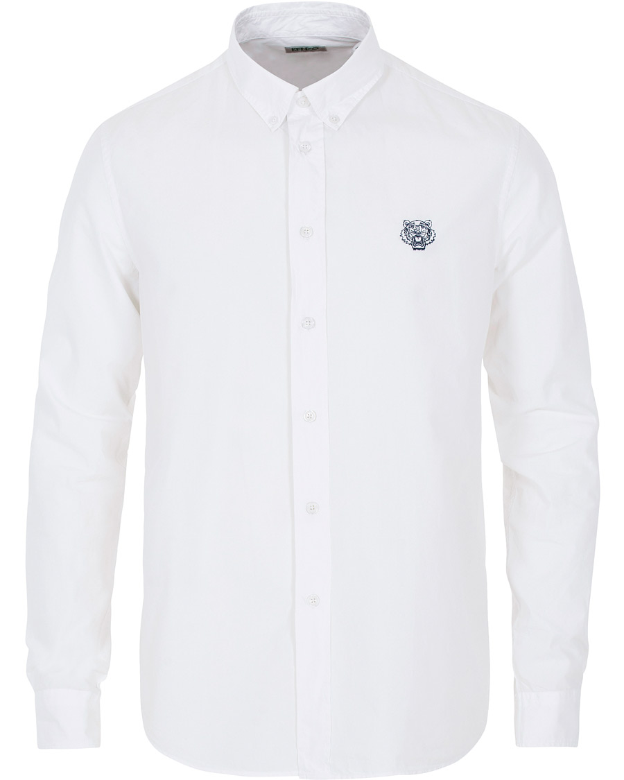Homme | Chemises | KENZO | Casual Fit Crest Shirt White