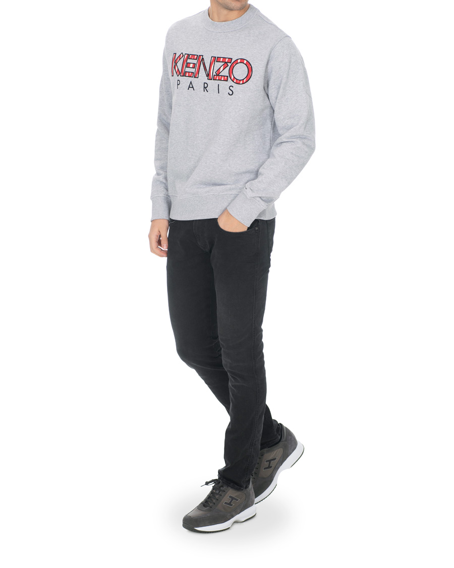 Homme | Pulls Et Tricots | KENZO | Paris Crew Neck Sweatshirt Grey Melange