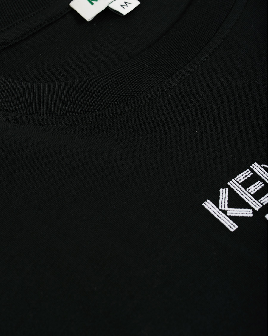 Homme | T-shirts | KENZO | Oversized Paris Crew Neck Tee Black