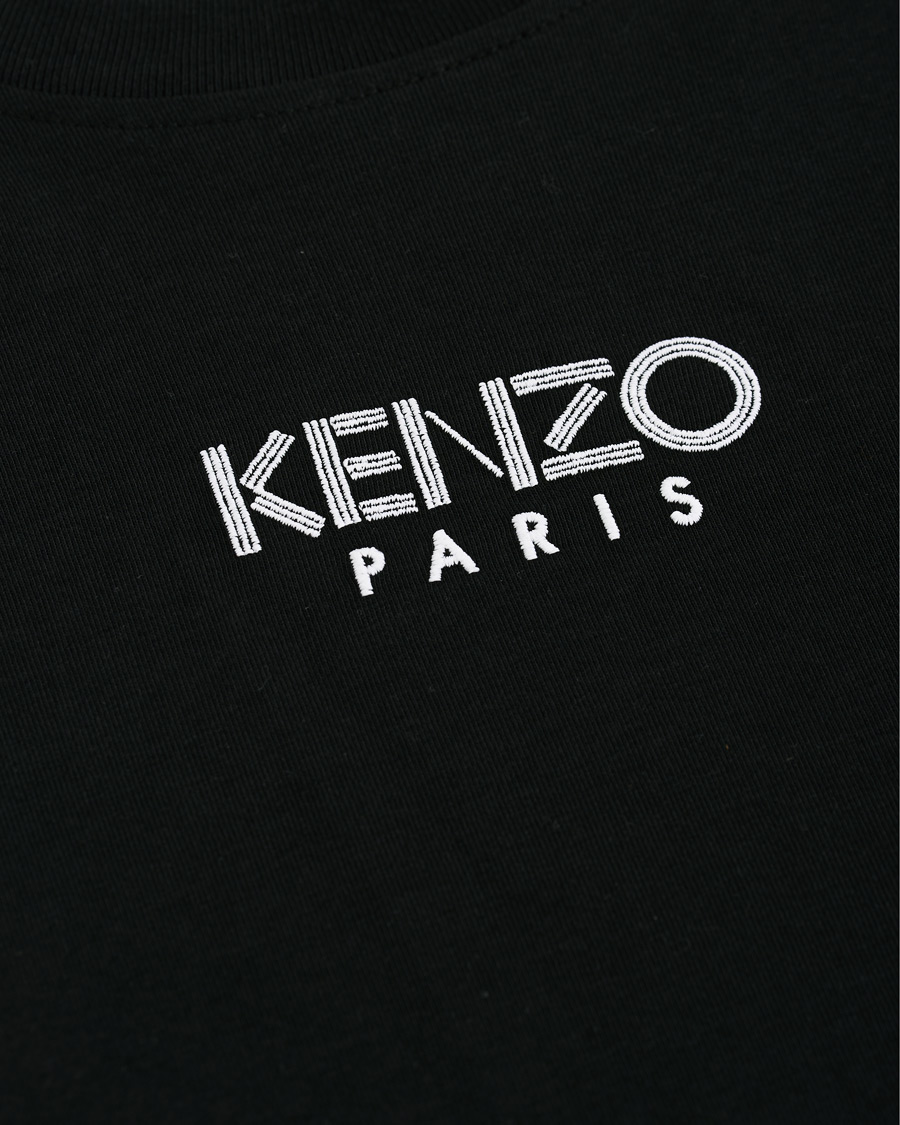 Homme | T-shirts | KENZO | Oversized Paris Crew Neck Tee Black