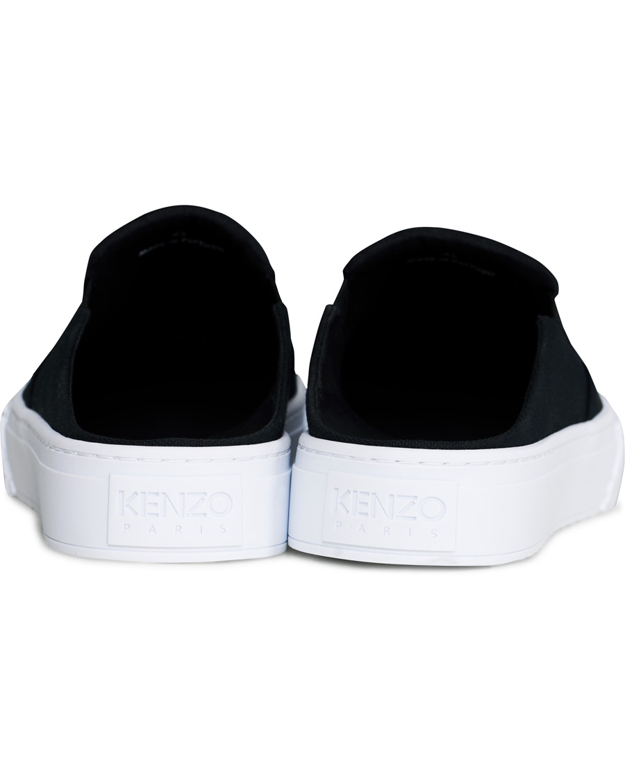 Homme | KENZO K Skate Tiger Head Mule Slip On Sneaker Black | KENZO | K Skate Tiger Head Mule Slip On Sneaker Black