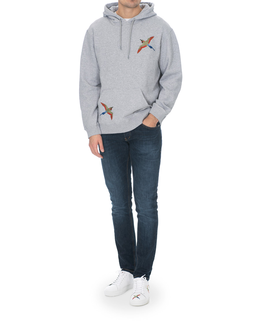 Homme | Pulls Et Tricots | Axel Arigato | Bird Hoodie Pale Grey Melange