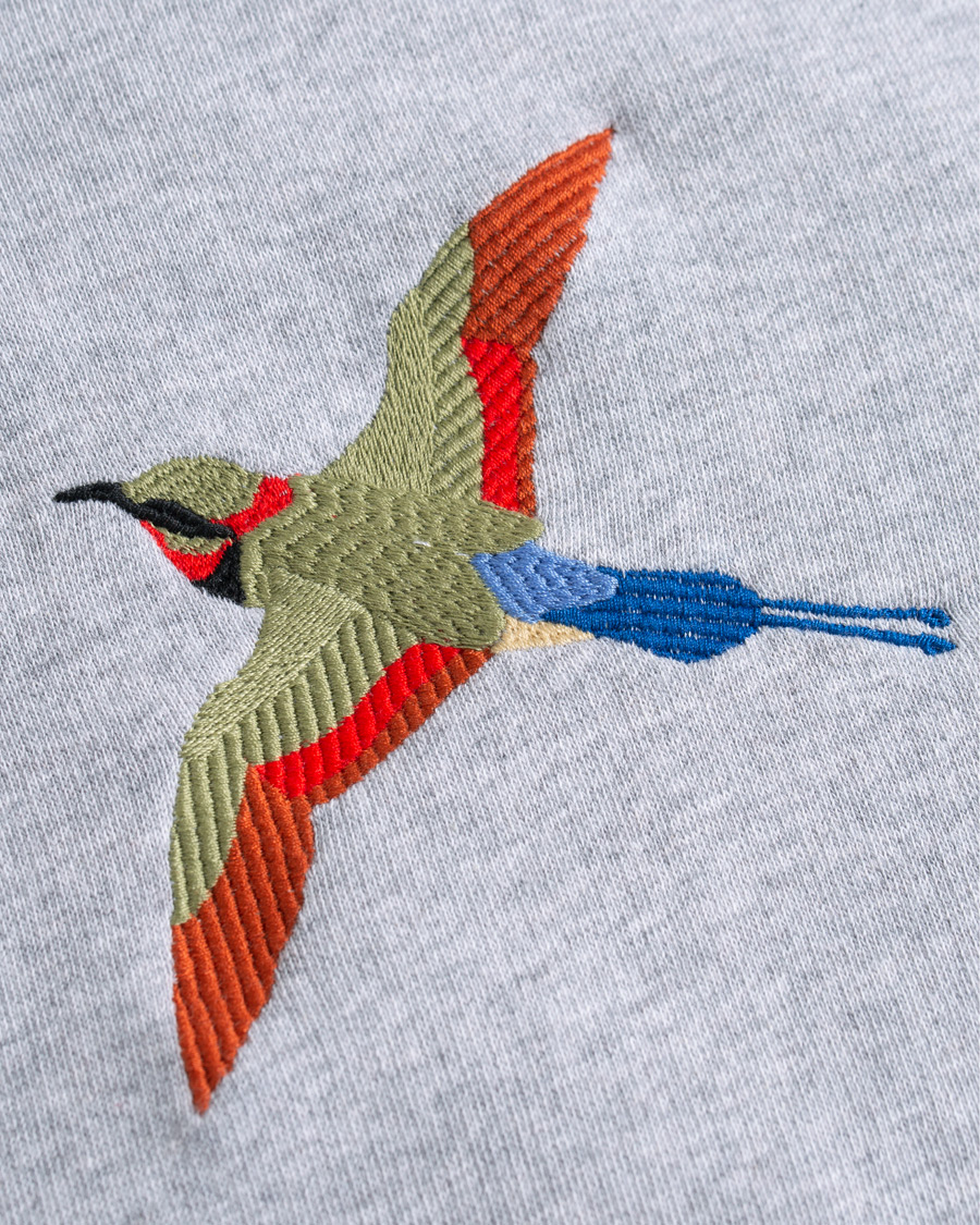 Homme | Pulls Et Tricots | Axel Arigato | Bird Hoodie Pale Grey Melange