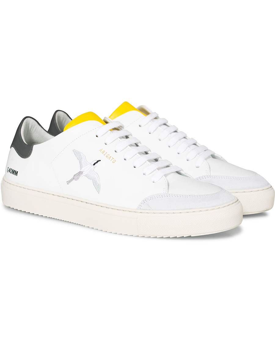 Homme | Axel Arigato Clean 90 Triple Bird Sneaker White/Yellow/Grey | Axel Arigato | Clean 90 Triple Bird Sneaker White/Yellow/Grey