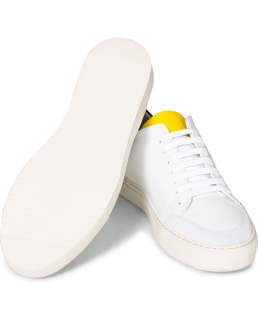Homme | Axel Arigato Clean 90 Triple Bird Sneaker White/Yellow/Grey | Axel Arigato | Clean 90 Triple Bird Sneaker White/Yellow/Grey
