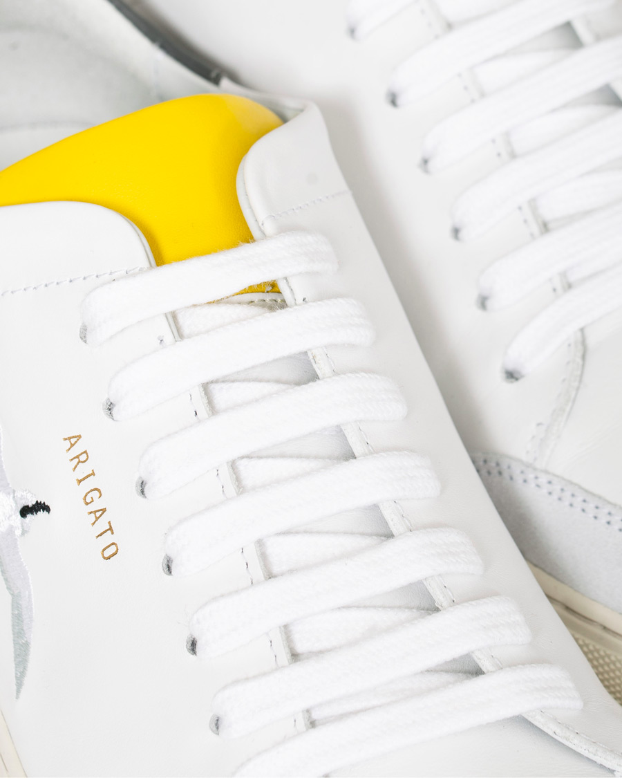 Homme | Axel Arigato Clean 90 Triple Bird Sneaker White/Yellow/Grey | Axel Arigato | Clean 90 Triple Bird Sneaker White/Yellow/Grey