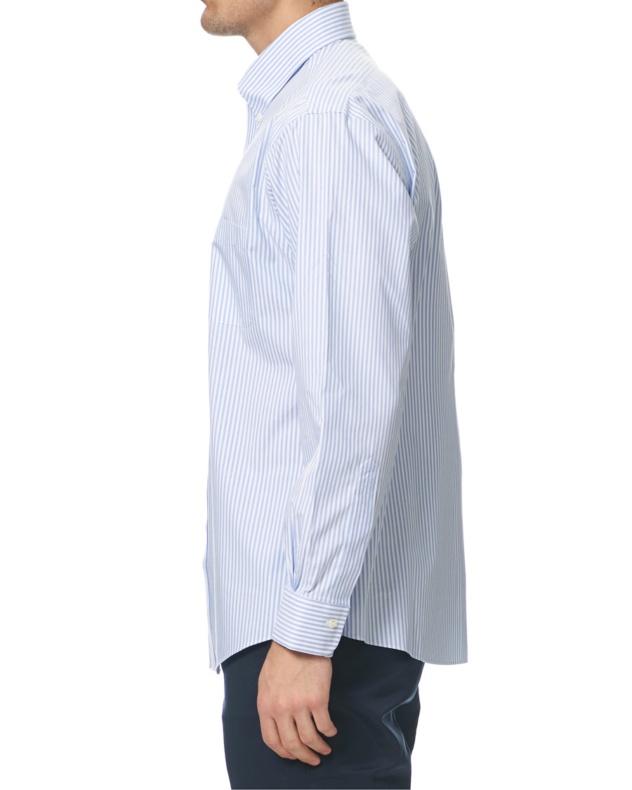 Homme | Chemises | Brooks Brothers | Regent Fit Non Iron Stripe Shirt Light Blue