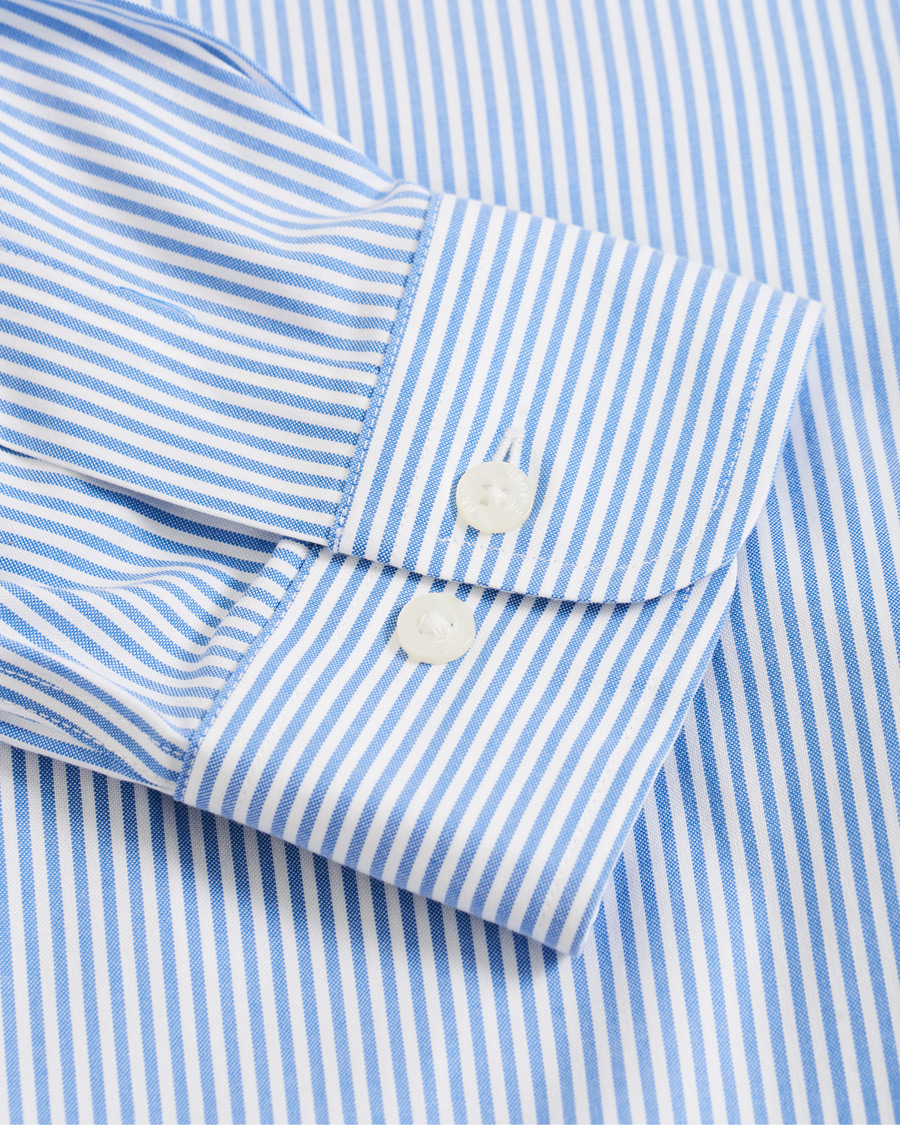 Homme | Chemises | Brooks Brothers | Milano Fit Non Iron Striped Shirt Light Blue