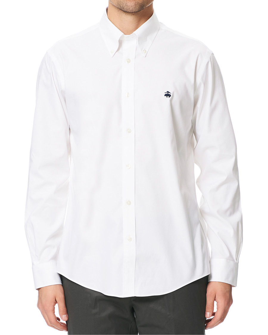 Heren | Overhemden | Brooks Brothers | Regent Fit Non Iron Button Down Shirt White