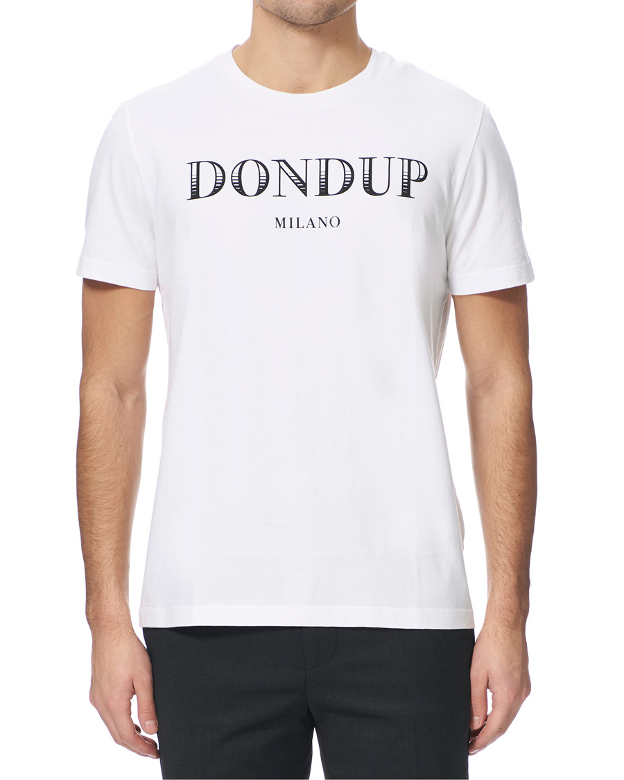 Homme | T-shirts | Dondup | T-Shirt Logo White