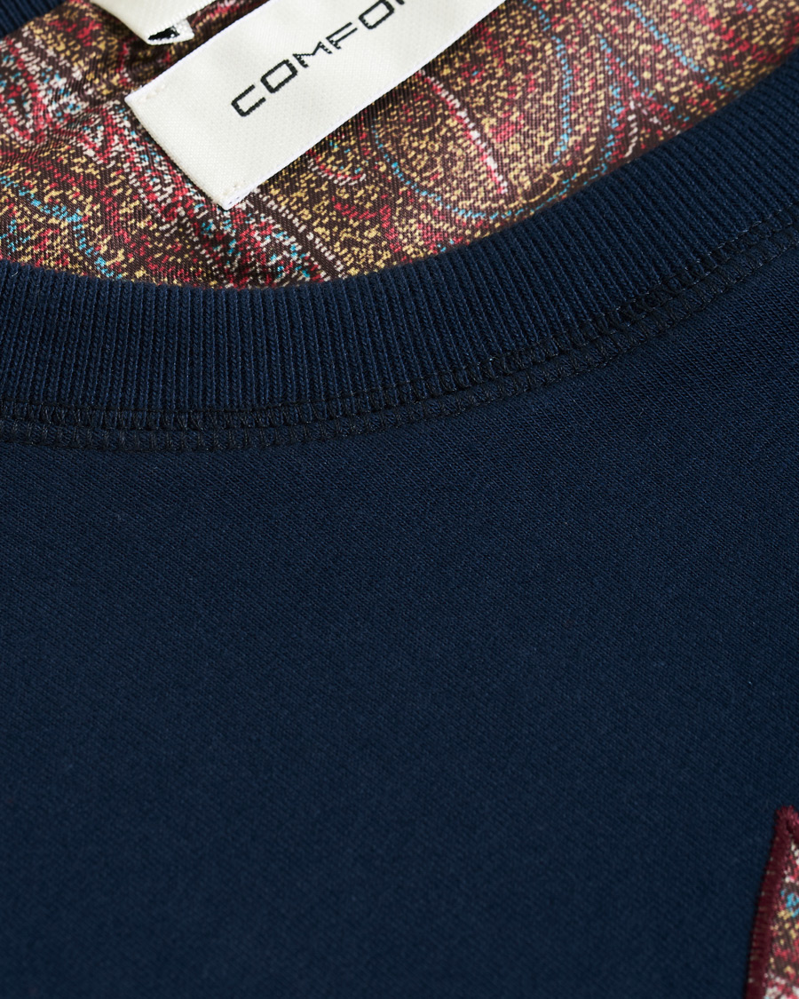 Homme | Pulls Et Tricots | Etro | Pegasus Logo Cotton Sweatshirts Navy