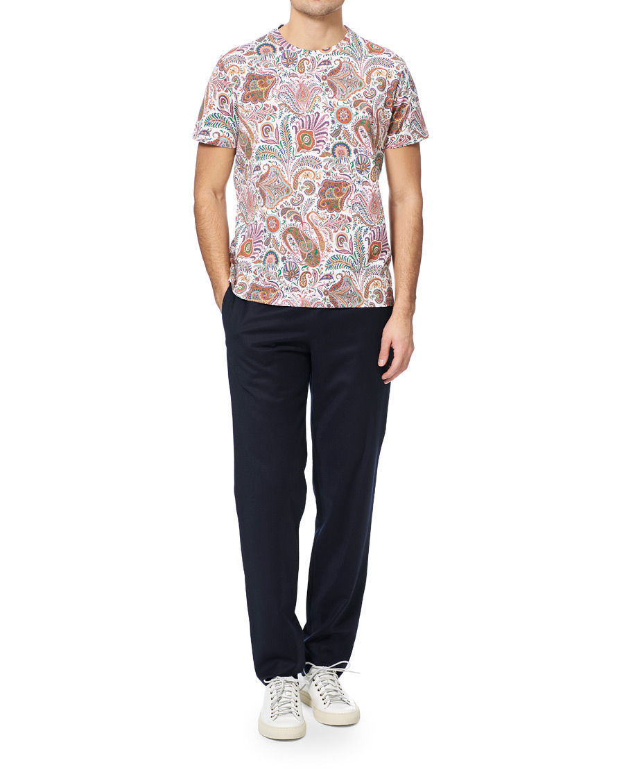 Homme | T-shirts | Etro | Short Sleeve Paisley T-Shirt White