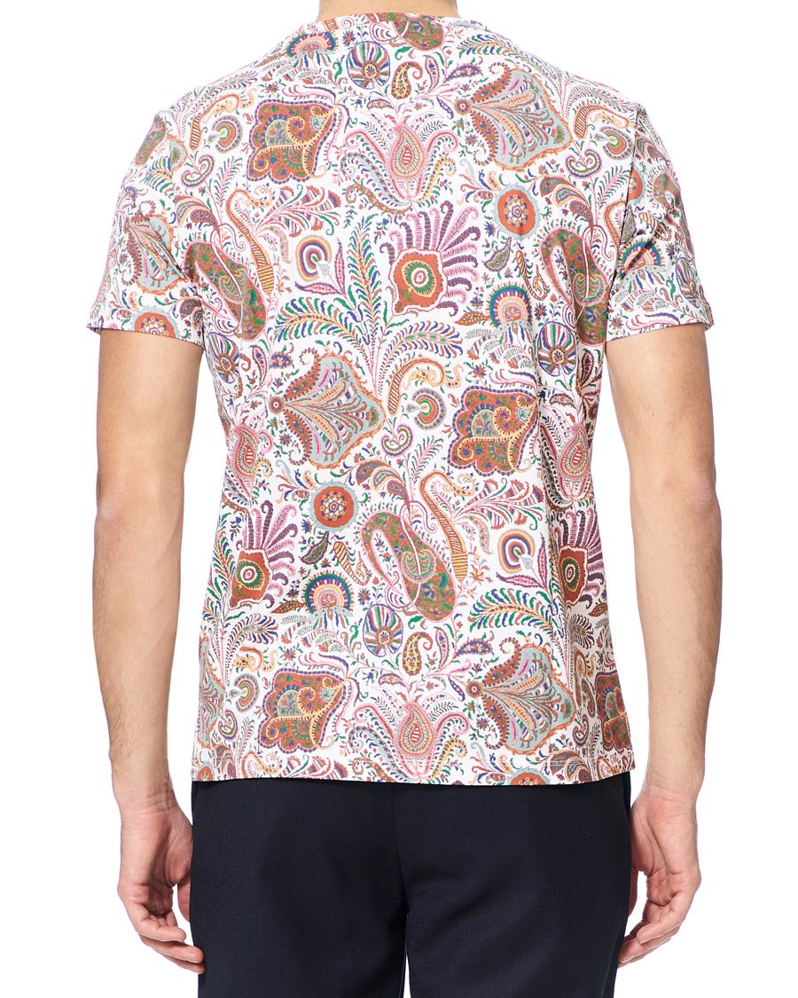 Homme | T-shirts | Etro | Short Sleeve Paisley T-Shirt White