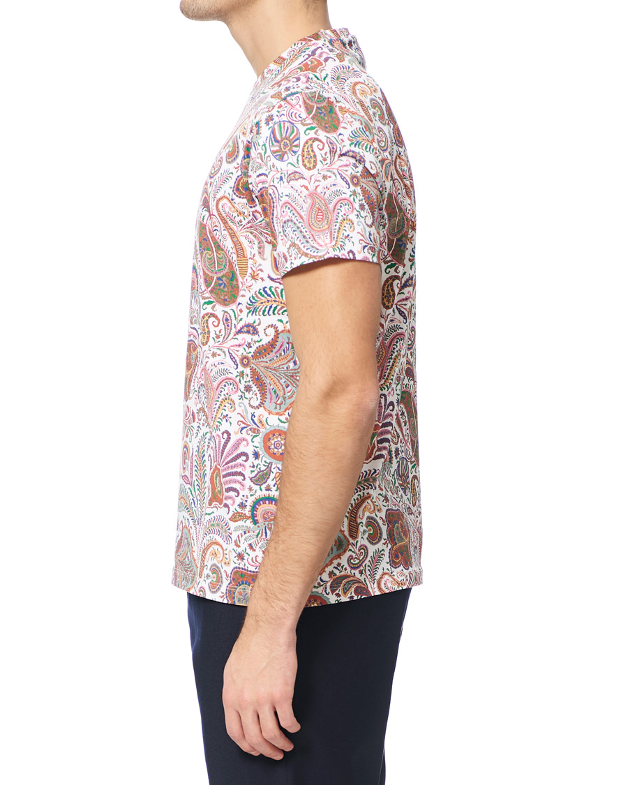 Homme | T-shirts | Etro | Short Sleeve Paisley T-Shirt White