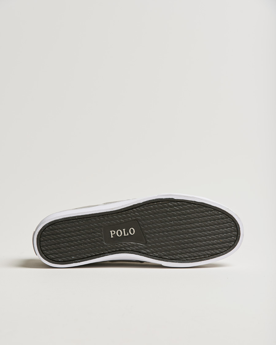 Heren | Polo Ralph Lauren Sayer Canvas Sneaker Soft Grey | Polo Ralph Lauren | Sayer Canvas Sneaker Soft Grey