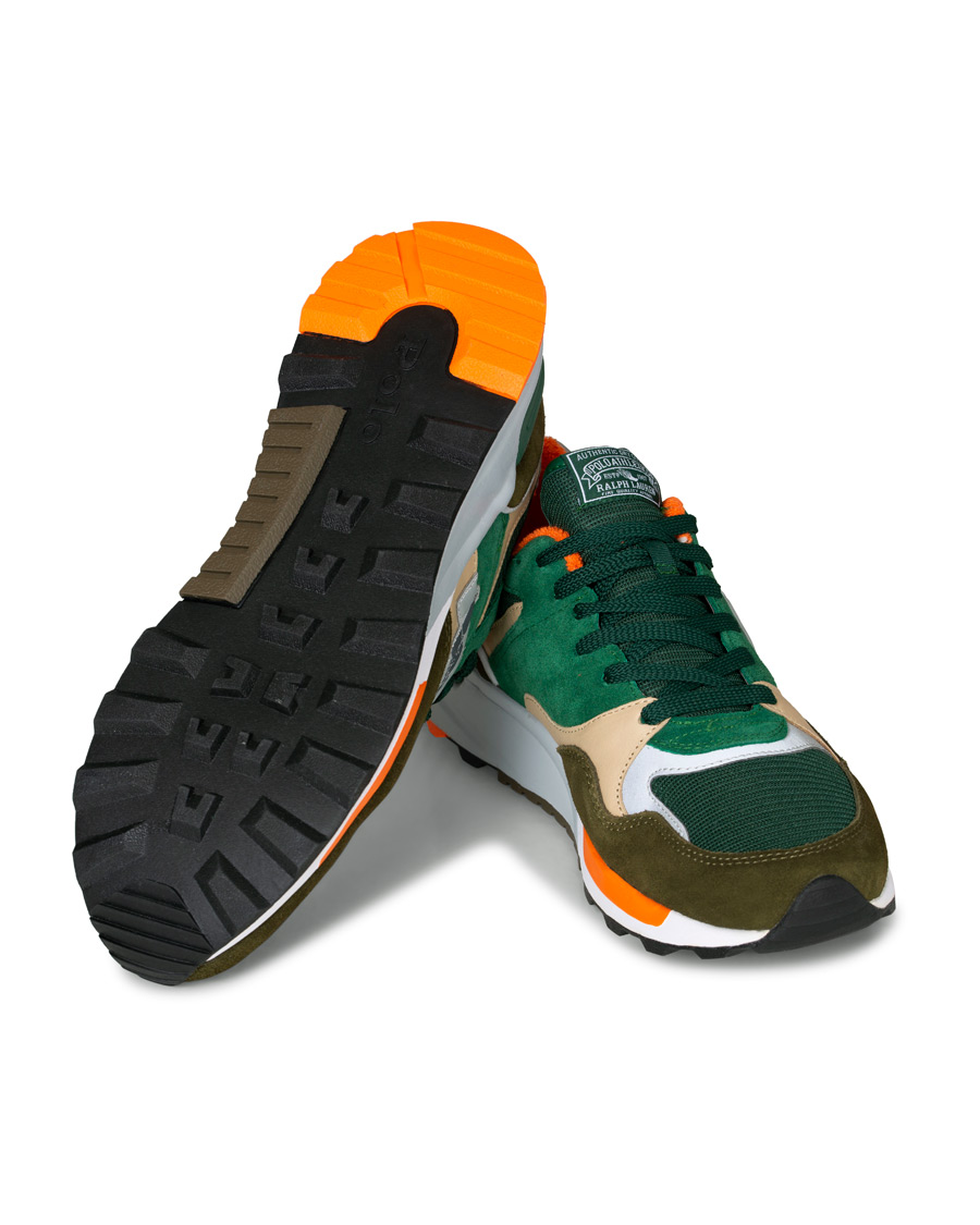 Heren | Polo Ralph Lauren Trackster Vars Sneakers Deep Olive | Polo Ralph Lauren | Trackster Vars Sneakers Deep Olive