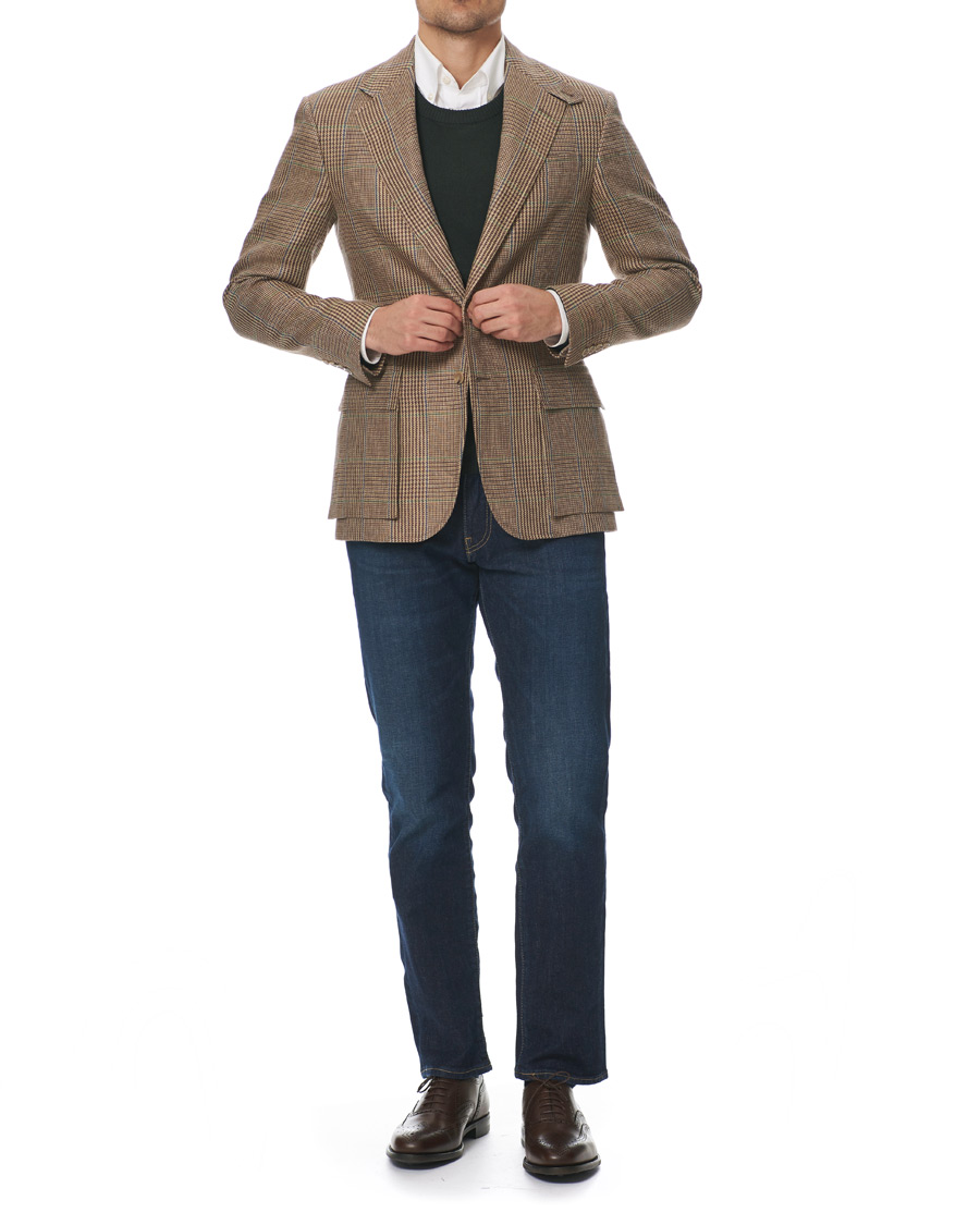Homme | Blazers | Polo Ralph Lauren | RL 67 Glencheck Blazer Brown