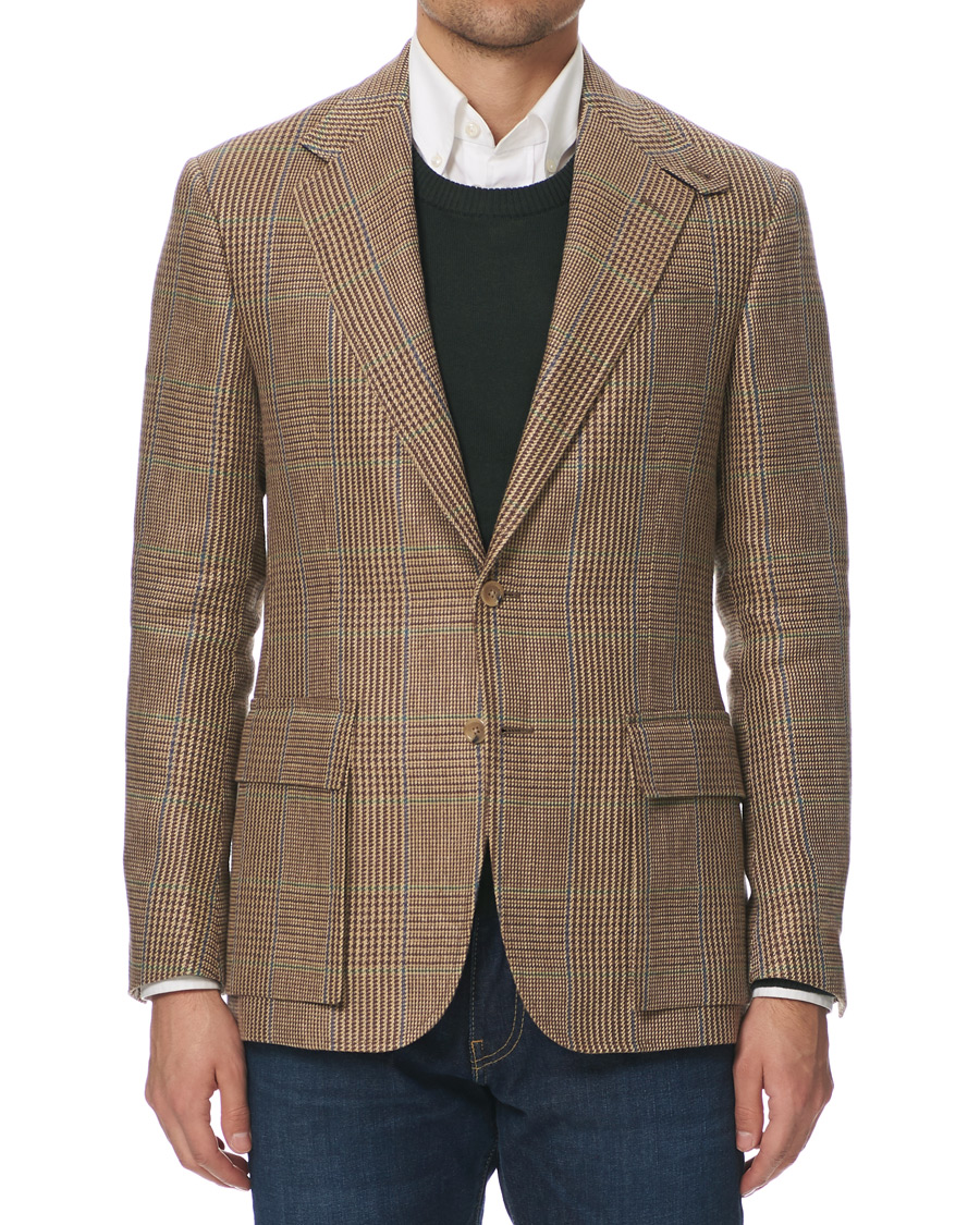 Homme | Blazers | Polo Ralph Lauren | RL 67 Glencheck Blazer Brown