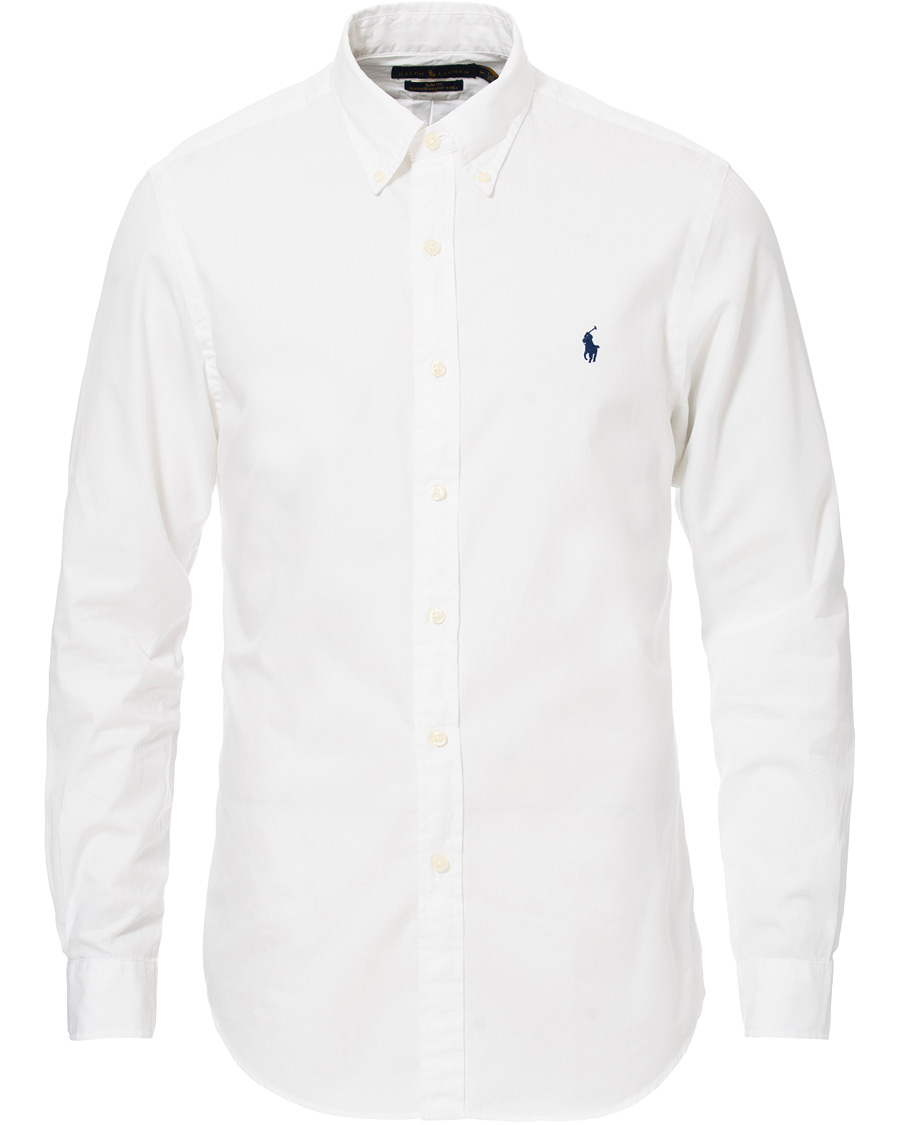 Homme | Chemises | Polo Ralph Lauren | Slim Fit Featherweight Twill Shirt White