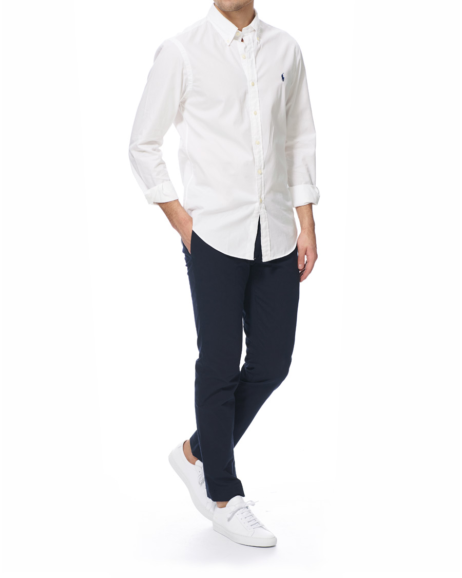 Homme | Chemises | Polo Ralph Lauren | Slim Fit Featherweight Twill Shirt White