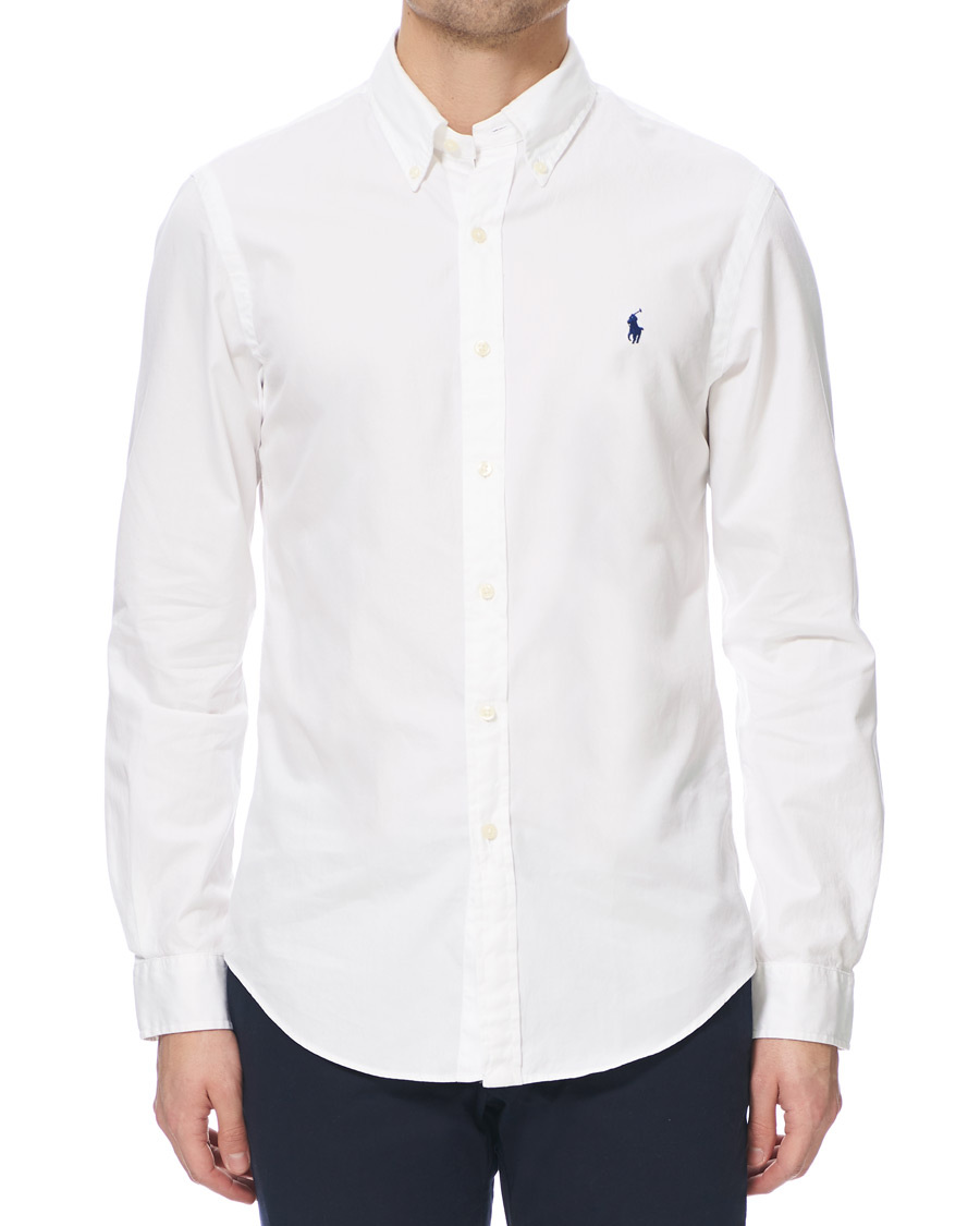 Homme | Chemises | Polo Ralph Lauren | Slim Fit Featherweight Twill Shirt White