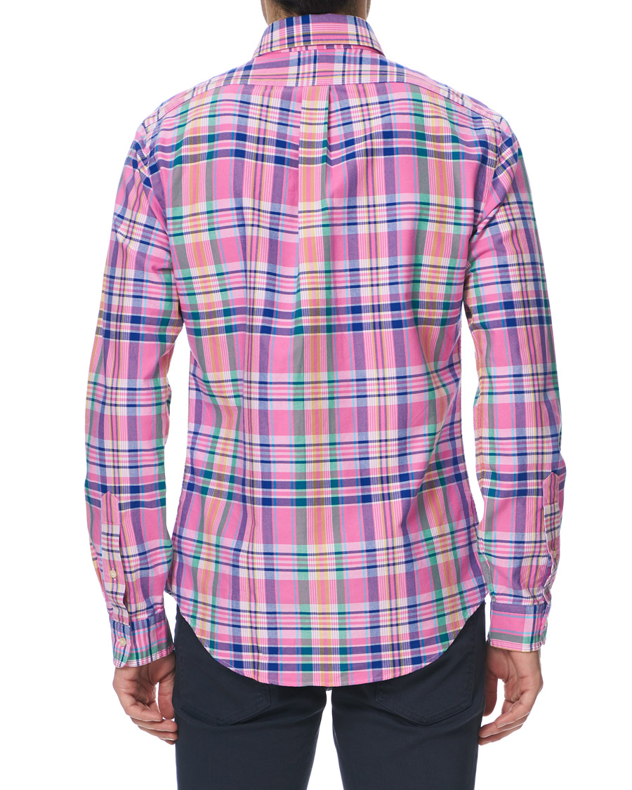 Homme | Chemises | Polo Ralph Lauren | Slim Fit Oxford Check Shirt Resort Rose