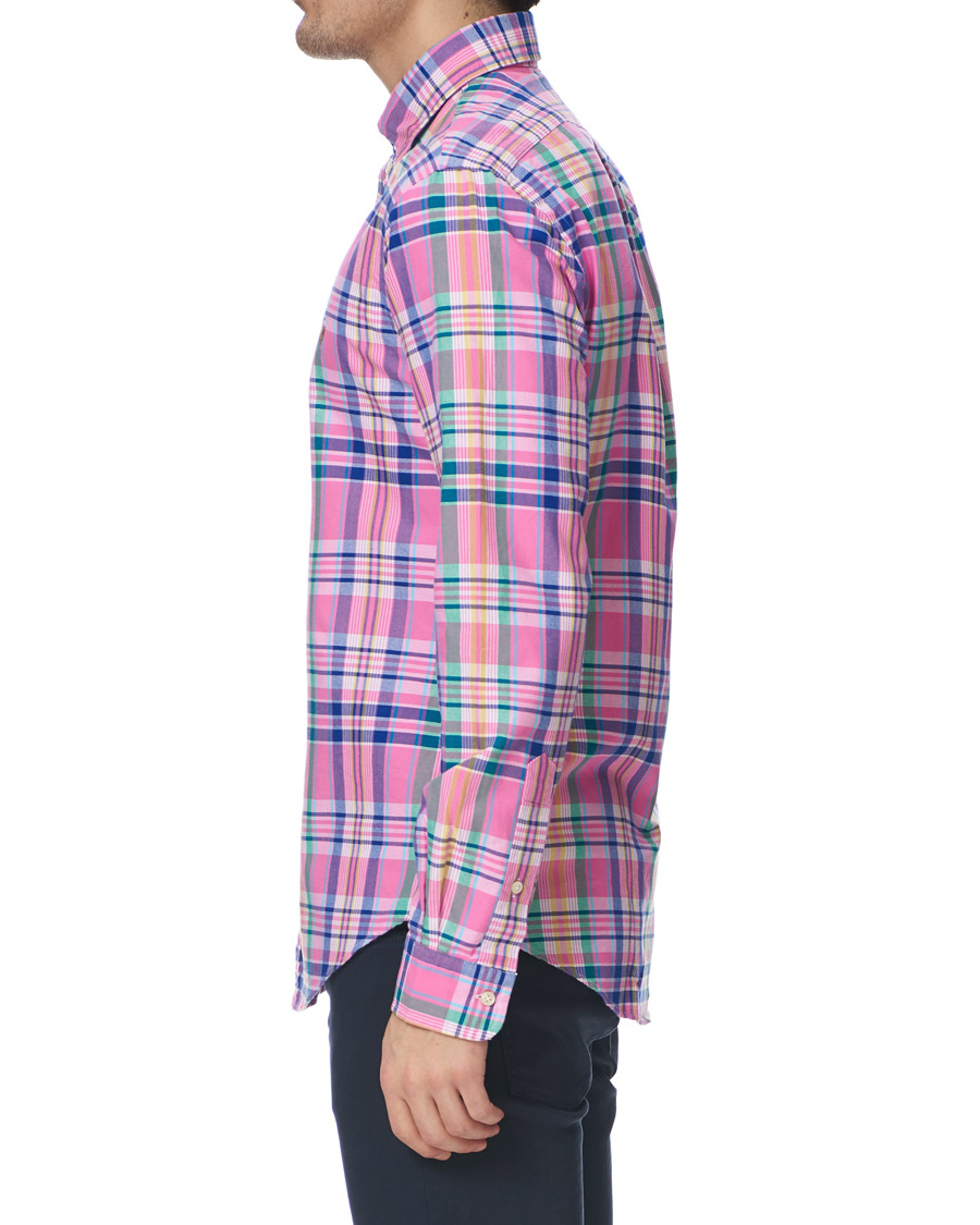 Homme | Chemises | Polo Ralph Lauren | Slim Fit Oxford Check Shirt Resort Rose