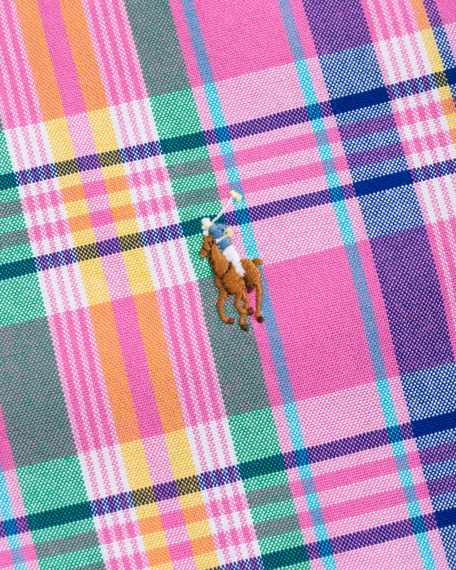 Homme | Chemises | Polo Ralph Lauren | Slim Fit Oxford Check Shirt Resort Rose