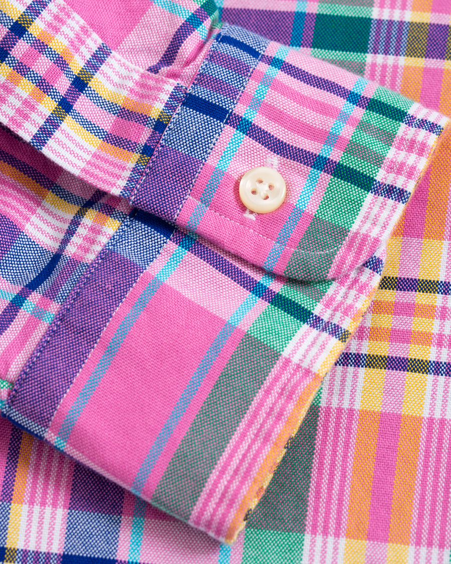 Homme | Chemises | Polo Ralph Lauren | Slim Fit Oxford Check Shirt Resort Rose
