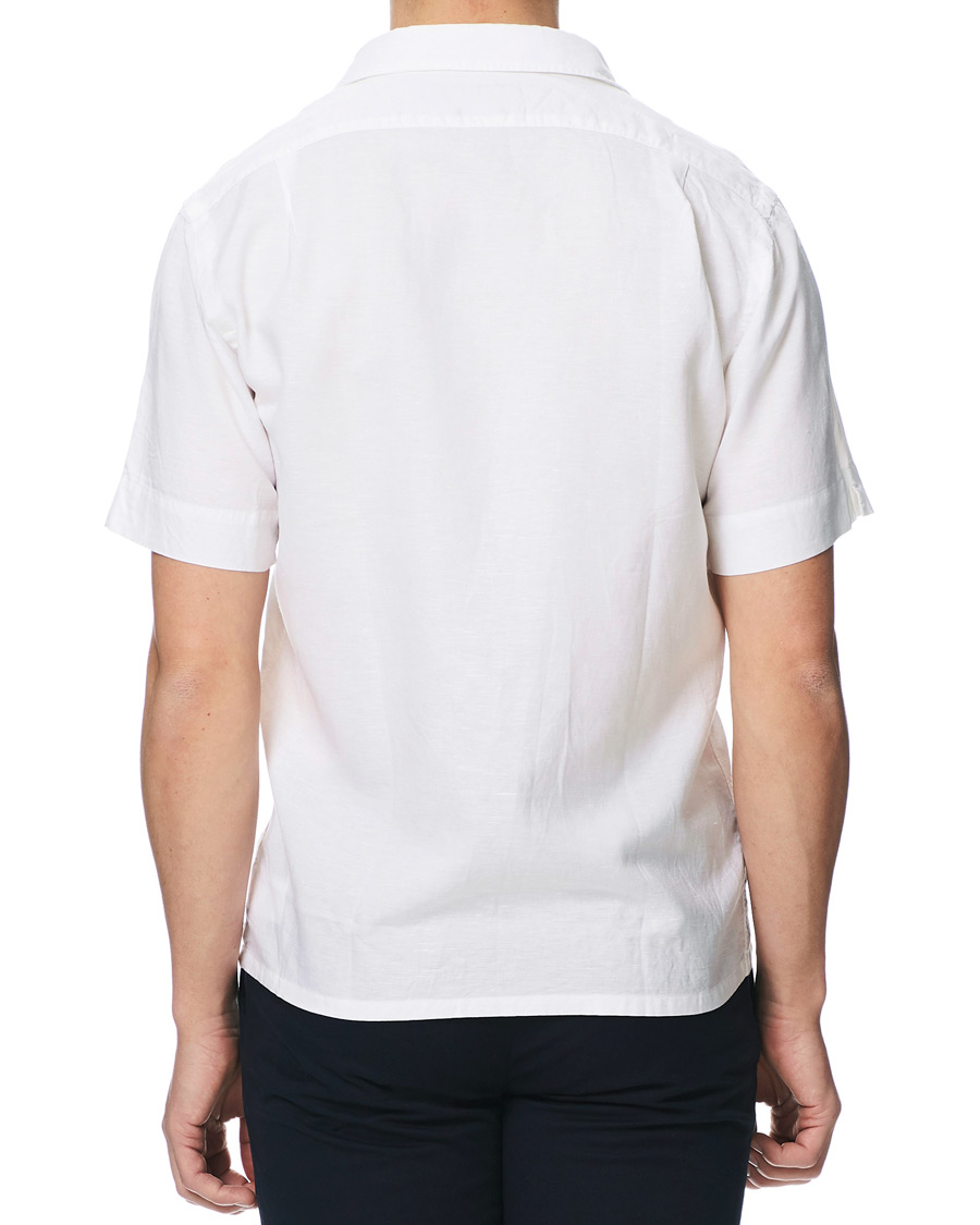 Heren | Overhemden | Polo Ralph Lauren | Custom Fit Camp Collar Short Sleeve Shirt White