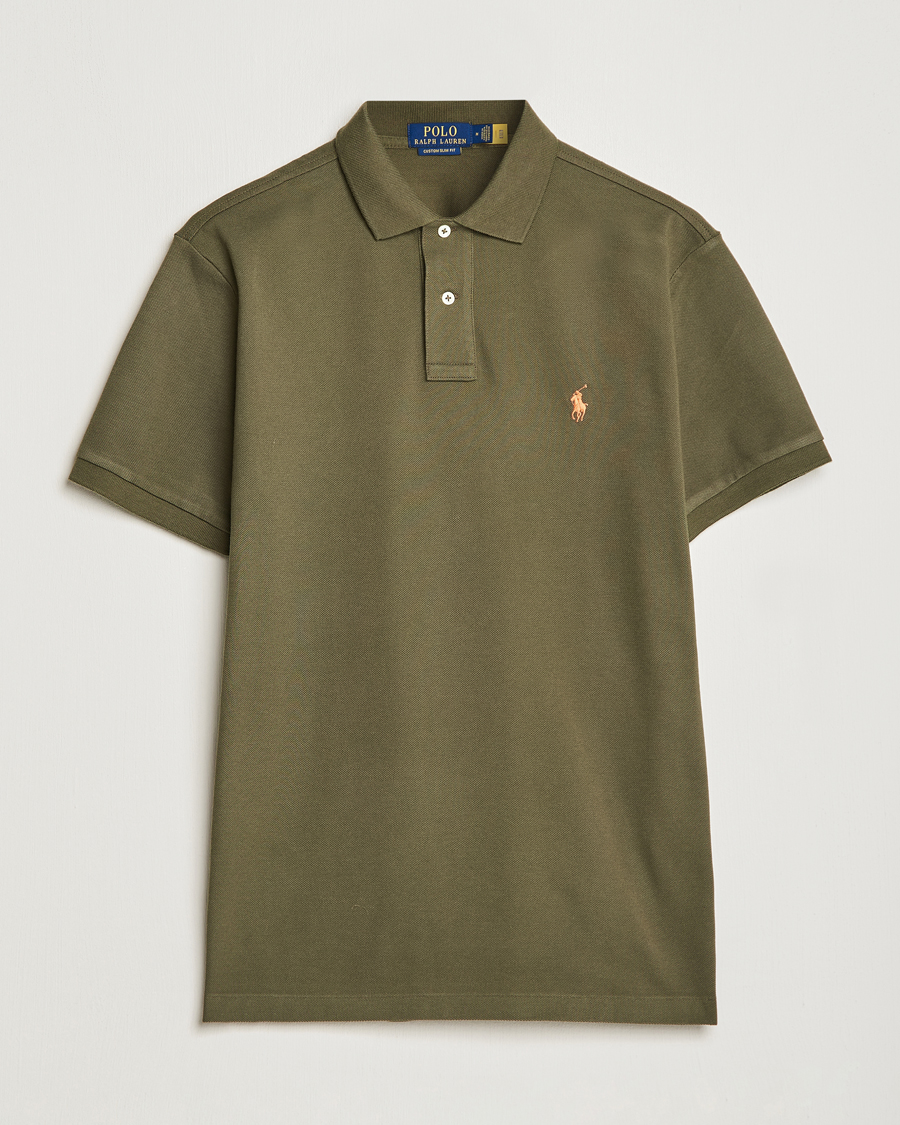 Homme | Polos | Polo Ralph Lauren | Custom Slim Fit Polo Canopy Olive