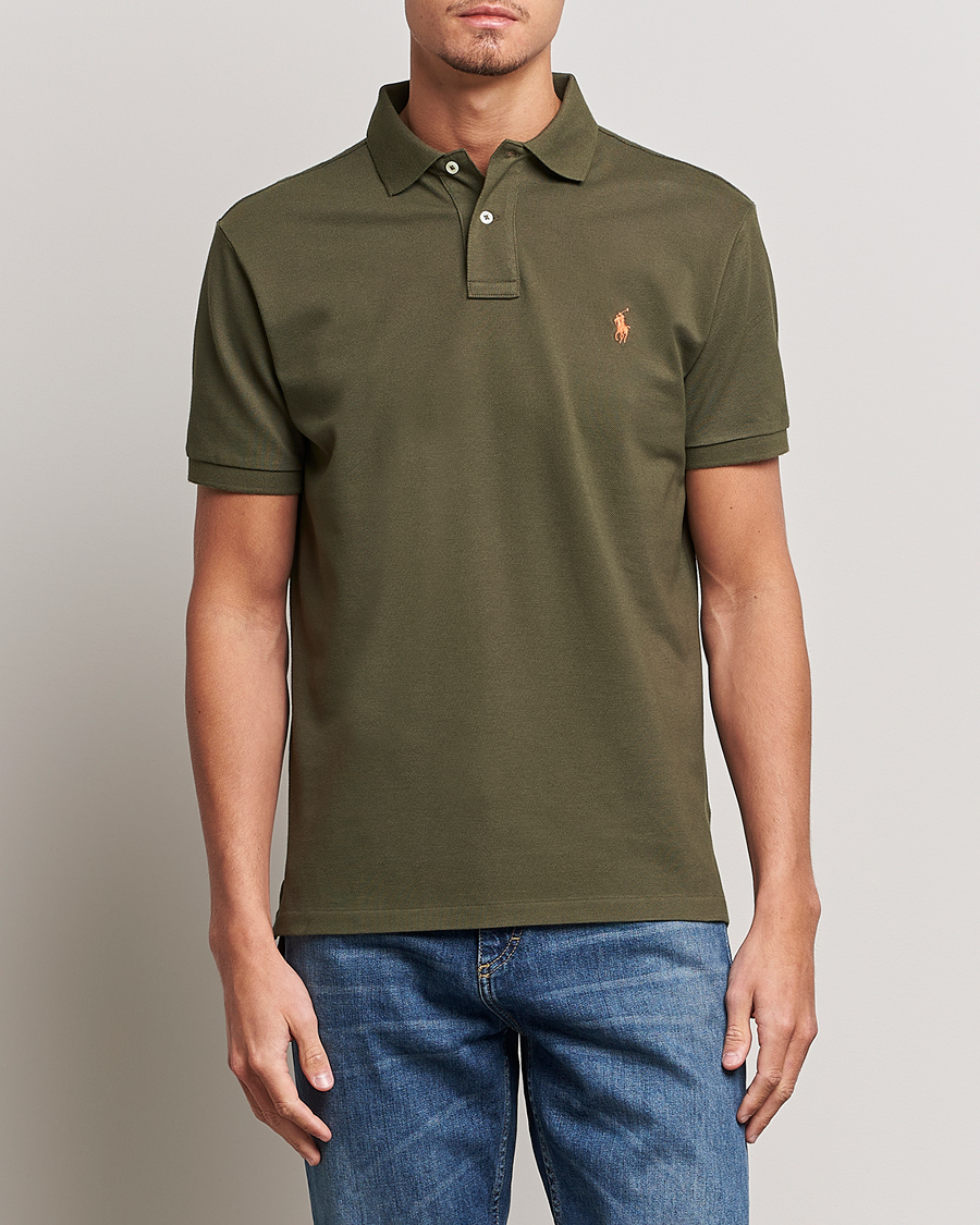 Homme | Polos | Polo Ralph Lauren | Custom Slim Fit Polo Canopy Olive