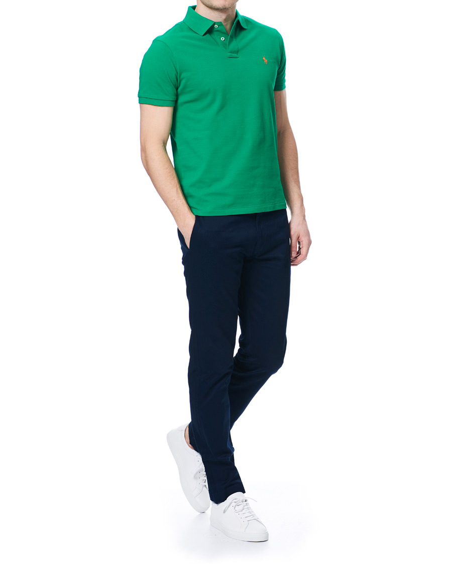 Homme | Polos | Polo Ralph Lauren | Custom Slim Fit Polo Chroma Green