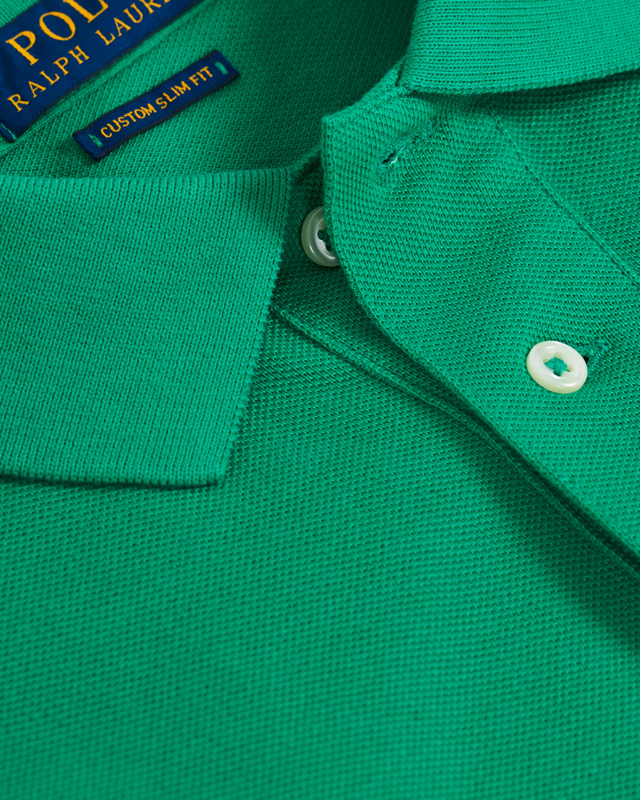 Homme | Polos | Polo Ralph Lauren | Custom Slim Fit Polo Chroma Green
