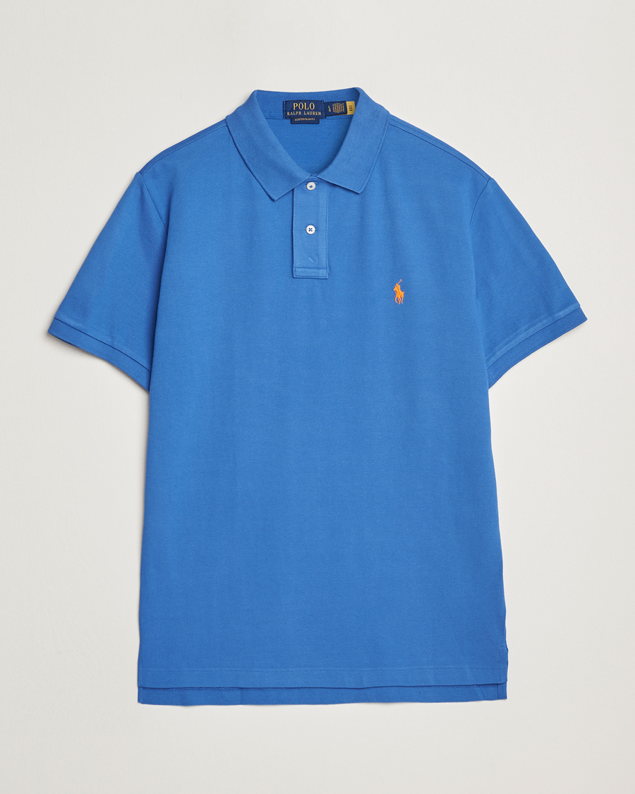 Homme | Polos | Polo Ralph Lauren | Custom Slim Fit Polo New Iris Blue