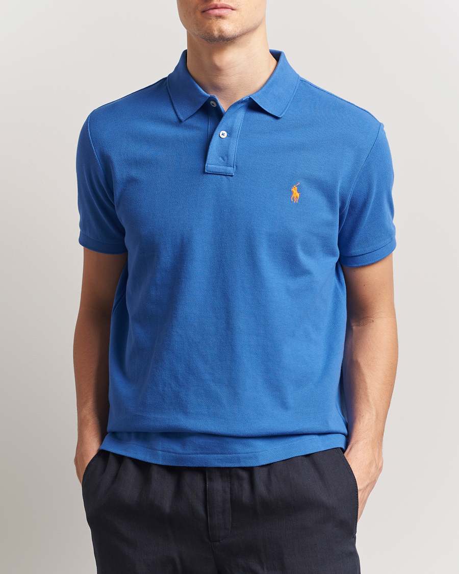 Heren | Polo's | Polo Ralph Lauren | Custom Slim Fit Polo New Iris Blue