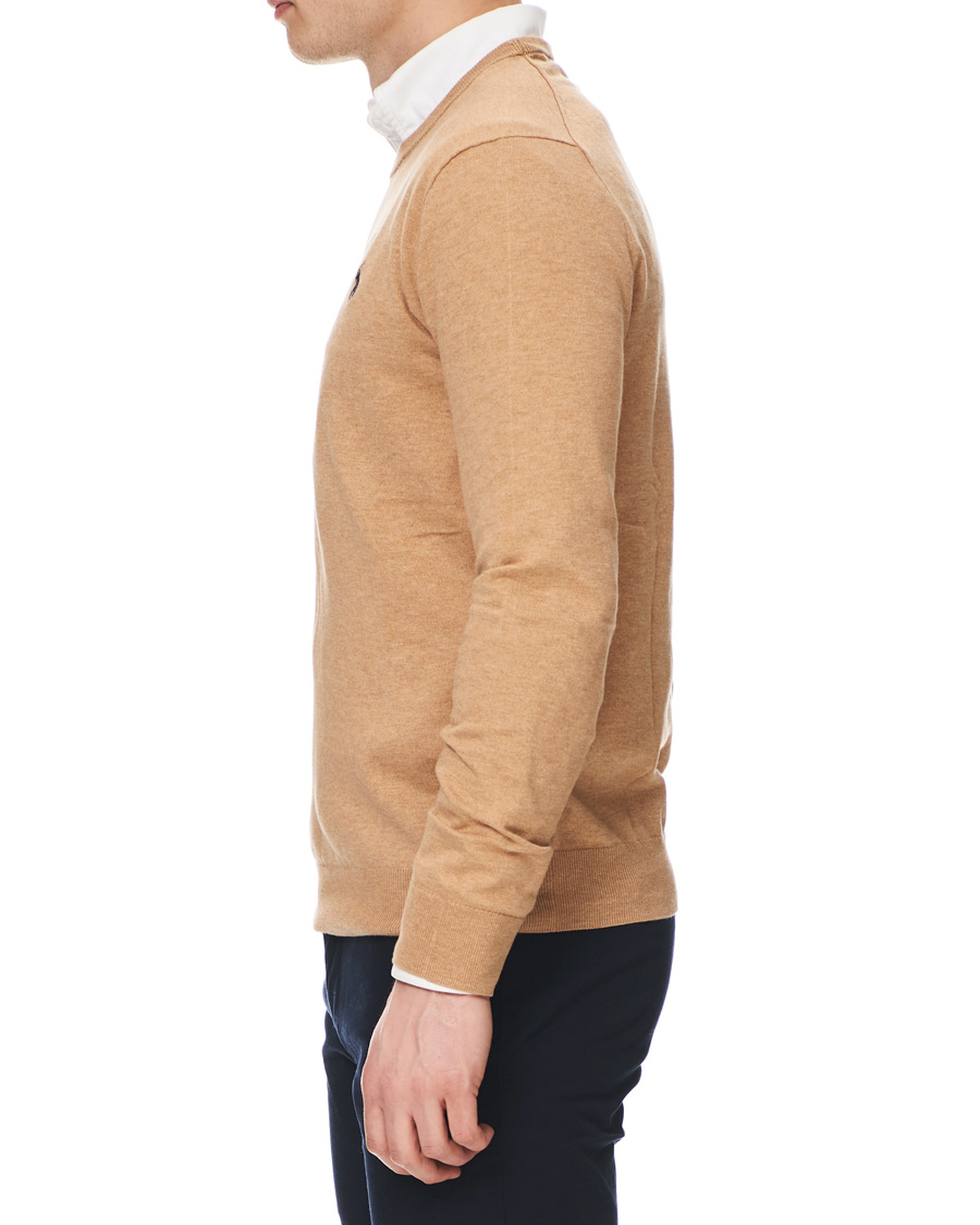 Homme | Pulls Et Tricots | Polo Ralph Lauren | Pima Cotton Crew Neck Pullover Camel Melange