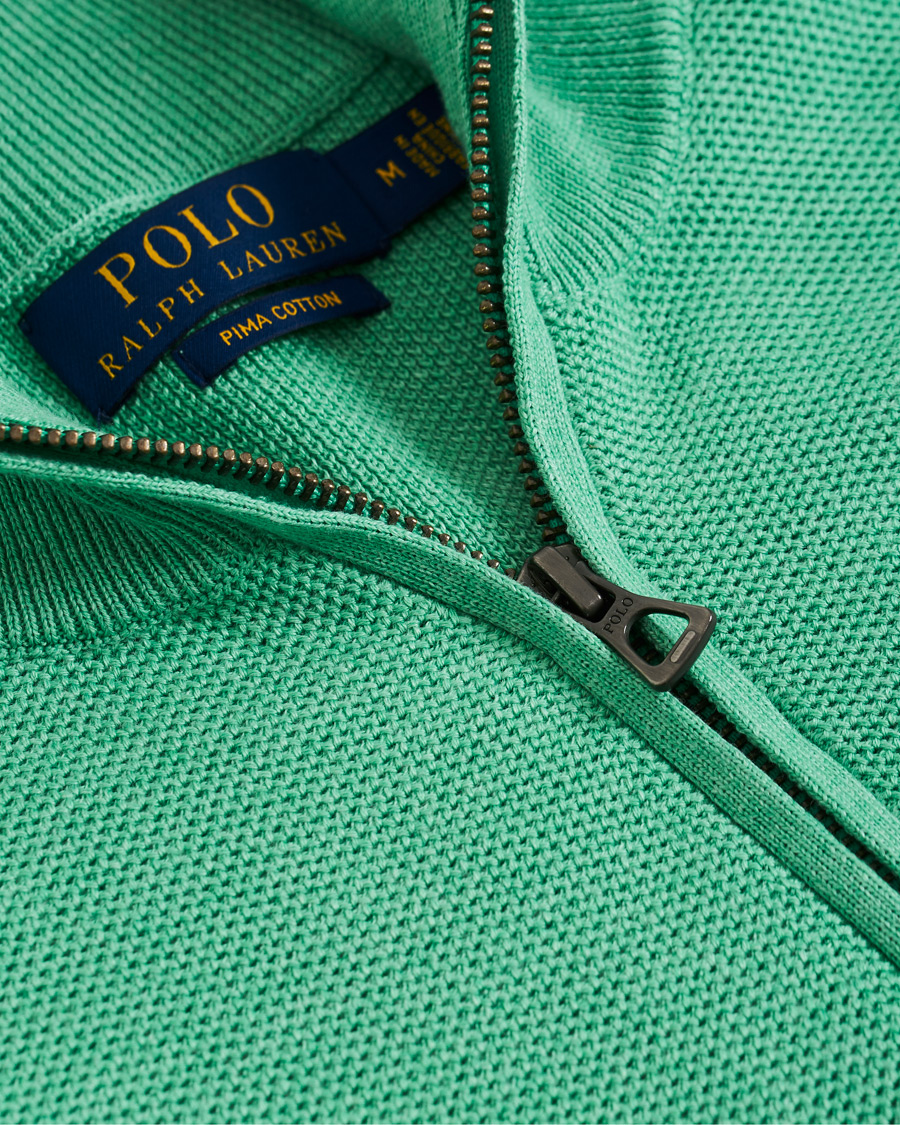 Homme | Pulls Et Tricots | Polo Ralph Lauren | Texture Half Zip Green Heather