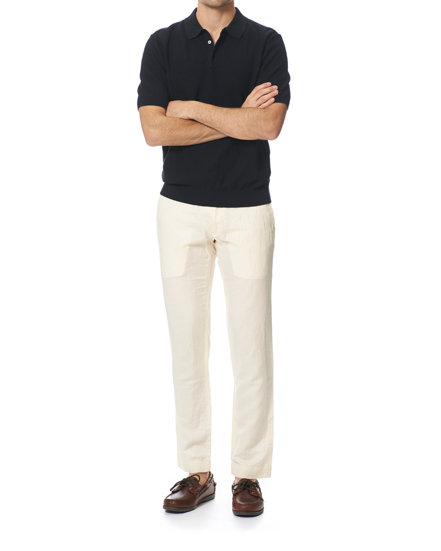 Homme | Pantalons | Polo Ralph Lauren | Newport Linen Trousers Andover Cream