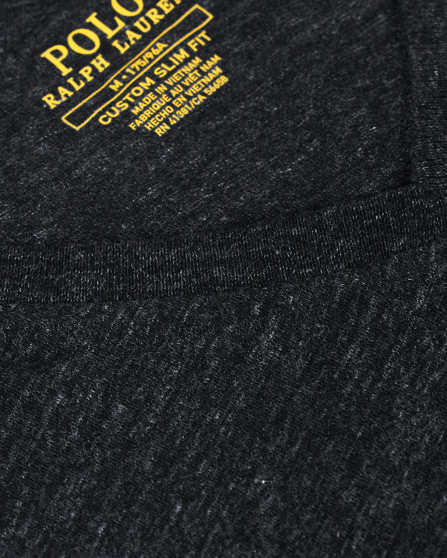 Homme | T-shirts | Polo Ralph Lauren | V-Neck Tee Black Marl Heather
