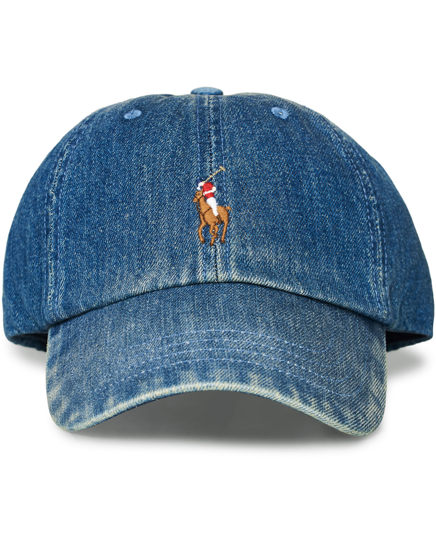 Homme | Polo Ralph Lauren Denim Cap Light Wash Denim | Polo Ralph Lauren | Denim Cap Light Wash Denim